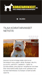 Mobile Screenshot of koiratarvikkeet.org